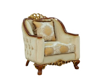 Living Room  Brown, Gold European Furniture image