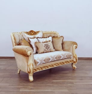 Living Room  Gold, Sand, Off-White European Furniture photo