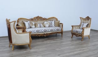 Order Beige, Bronze, Antique European Furniture 31054-C Living Room now