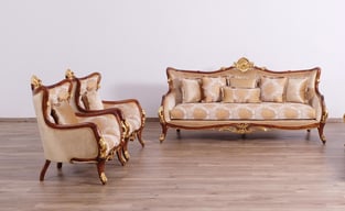 Living Room  Gold, Antique, Walnut European Furniture image