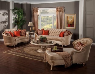 Beige Benneti Benetti's-Rosabella-Chaise Lounge Living Room interior