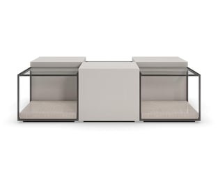 Accent Tables  Gray, Black Caracole photo