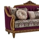 Thumbnail of Living Room  Burgundy, Gold Homey Design  photo