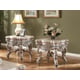 Homey Design HD-272 Traditional Silver Finish Living Room Sofa Set  7Pcs