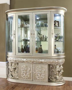 Dining Room  Silver, Metallic Homey Design  image