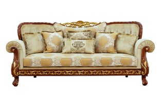 Buy Gold, Sand, Walnut European Furniture Living Room 