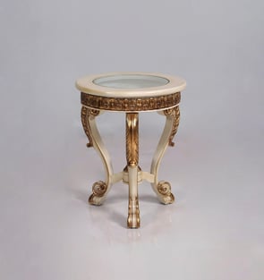 Buy Beige, Gold, Antique European Furniture Accent Tables 