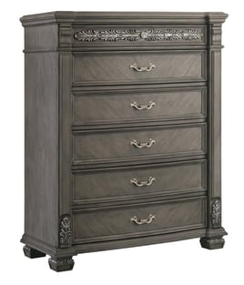 Gray Cosmos Furniture Silvy-K-Set-6 Bedroom interior