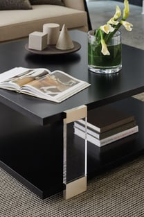 Gold, Black Caracole CLA-020-403 Accent Tables interior