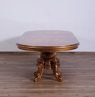 Order Bronze, Gold, Pearl, Ebony European Furniture 61952-DT-Set-9 Dining Room now