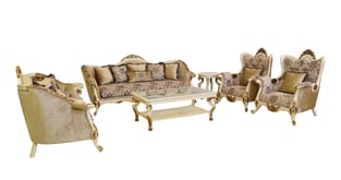 Order Beige, Gold, Antique European Furniture 37008-C Living Room now