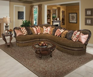 Living Room  Dark Brown, Walnut Benneti image