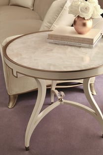 Accent Tables  Gold, Cream Caracole image