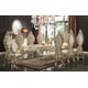 Luxury Ivory Dining Side Chair Set 2Pcs Carved Wood Homey Design HD-13012-I 