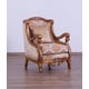 Imperial Luxury Brown & Silver Gold RAFFAELLO II Sofa Set 3Pcs EUROPEAN FURNITURE