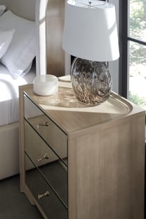 Bedroom  Beige, Mirrored Caracole image