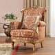 Perfect Brown & Gold Sofa Set 6Pcs w/ Coffee Tables Traditional Homey Design HD-106