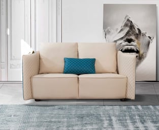 Living Room  Beige, Blue European Furniture image