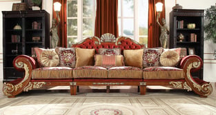 Living Room  Gold, Cherry Homey Design  image