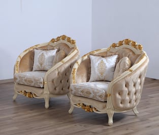 Buy now Gold, Sand European Furniture 45012-Set-3