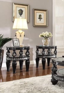 Buy Silver, Black Homey Design  Accent Tables 