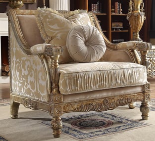 Gold, Antique Homey Design  HD-205 Set-7 Living Room interior