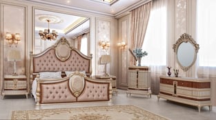 Bedroom  Beige, Gold Homey Design  image