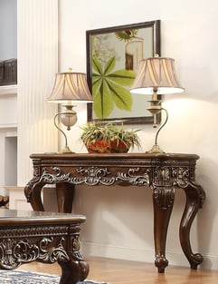 Accent Tables  Brown, Metallic Homey Design  photo