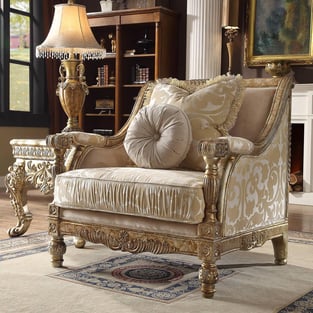 Living Room  Gold, Antique Homey Design  image