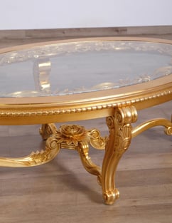 Buy Gold, Antique European Furniture Accent Tables 