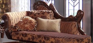 Burgundy, Caramel, Mocha, Gold, Coffee Homey Design  HD-66-C Living Room interior