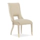 Ivory Fabric Dining Chair Set 2Pcs IN GOOD TASTE DINING CHAIR by Caracole 