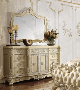 Order Pearl, Cream Homey Design  HD-5800-BSET5-CK Bedroom now