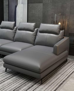 Buy Gray, Smoked European Furniture Living Room 