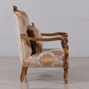 Buy Beige, Bronze, Gold European Furniture Living Room 