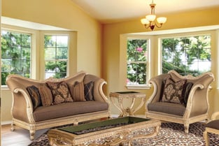 Buy Caramel, Gold, Cocoa, Coffee Benneti Living Room 