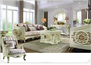 Living Room  Beige, Cream Homey Design  image