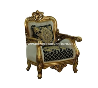 Bronze, Antique, Black European Furniture 30018-S-Set-3 Living Room interior