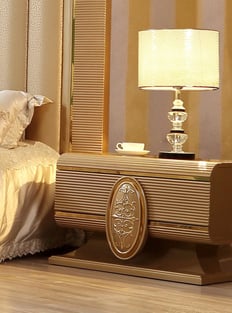 Bedroom  Gold, Champagne, Metallic Homey Design  image