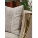 Modern Style Beige Sofa in Gold finish Cosmos Furniture Cora