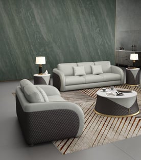 Buy Chocolate, Light Grey European Furniture Living Room 