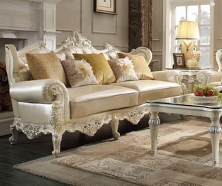 Living Room  Antique White Homey Design  image