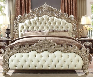 Bedroom  Antique White, Antique Silver Homey Design  image