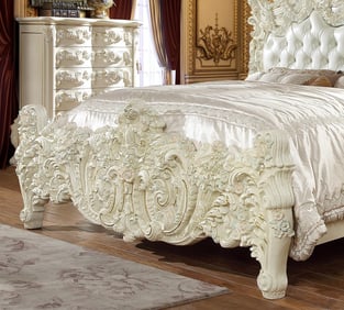 Buy White, Gold Homey Design  Bedroom 