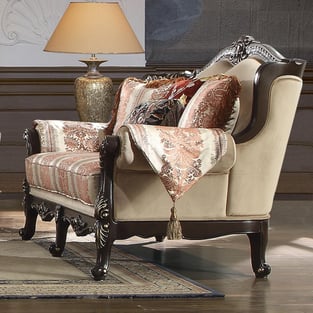 Buy Mahogany, Brown Homey Design  Living Room 