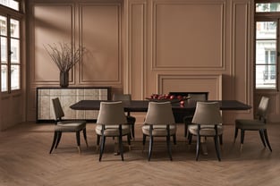 Order Champagne, Dark Chocolate Caracole CLA-022-203 Dining Room now