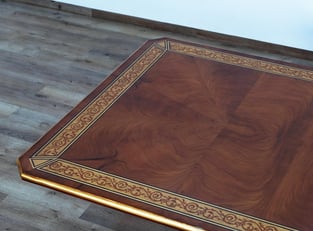 Dining Room  Gold, Red, Ebony European Furniture photo