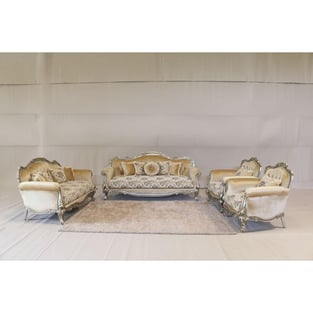 Order Antique, Silver European Furniture 37055-Set-4 Living Room now