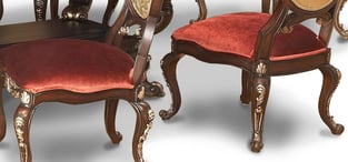 Order Silver, Dark Brown, Red Benneti Benetti's-Fiore-Set-7 Dining Room now