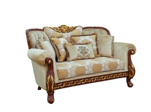 Buy Gold, Sand, Walnut European Furniture Living Room 